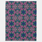 フラクタル放射度 フリースブランケット (正面)