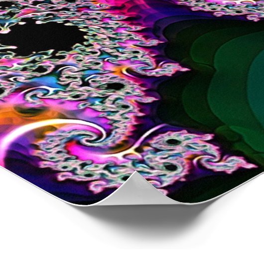 フラクタル放射度 ポスター (角)