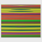 ～フラクタル数々のパターン色～クリスマス ラッピングペーパー (フラット)