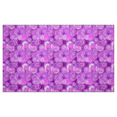 フラクタル旋回パターン、紫の影 ファブリック (ファットクウォーター)