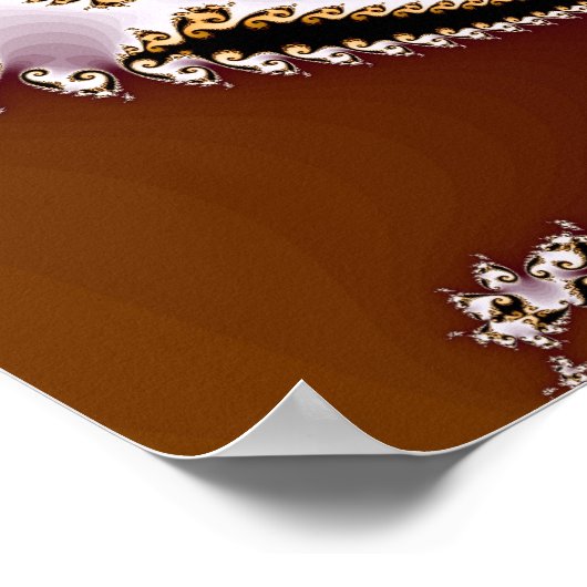 フラクタル旋回 ポスター (角)