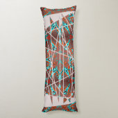 フラクタル星のレトロの未来の複雑さ ボディピロー (裏面 (縦))