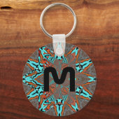 フラクタル星の未来複雑度モノグラム キーホルダー (正面)