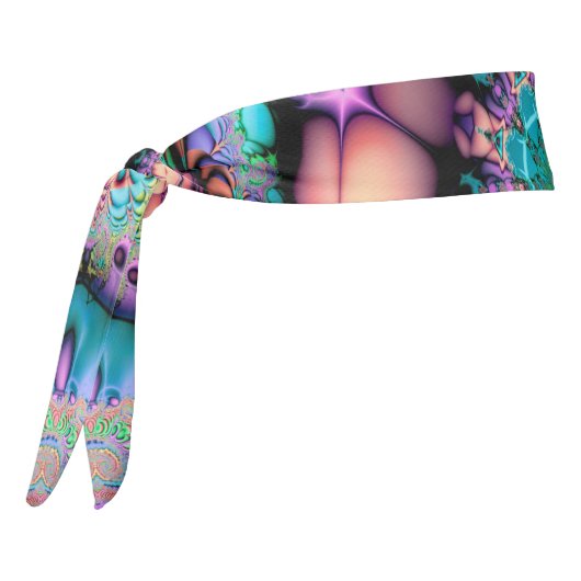 フラクタル曼荼羅フローラ サイケデリック タイヘッドバンド (回転270)