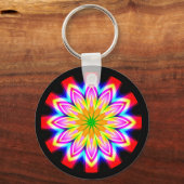 フラクタル曼荼羅 キーホルダー (正面)