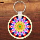 フラクタル曼荼羅 キーホルダー (正面)