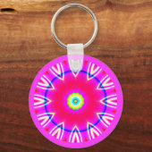 フラクタル曼荼羅 キーホルダー (正面)