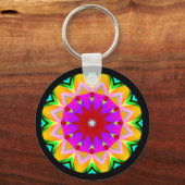 フラクタル曼荼羅 キーホルダー (正面)