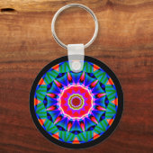 フラクタル曼荼羅 キーホルダー (正面)