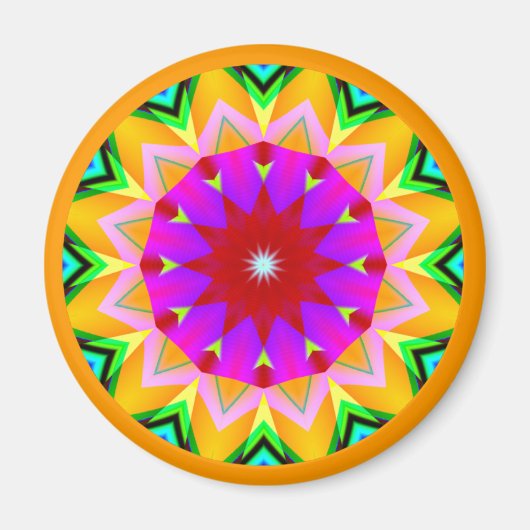 フラクタル曼荼羅 マグネット (正面)