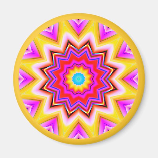 フラクタル曼荼羅 マグネット (正面)