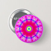 フラクタル曼荼羅 缶バッジ (正面&裏面)