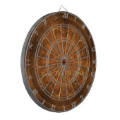 フラクタル木彫り ダーツボード (正面左)