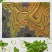 フラクタル林 キッチンタオル (折り畳み)