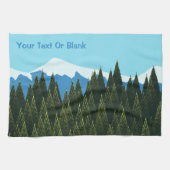 フラクタル林 キッチンタオル (横)