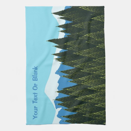 フラクタル林 キッチンタオル (縦)