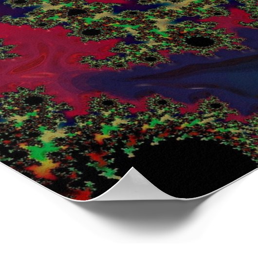 フラクタル林 ポスター (角)