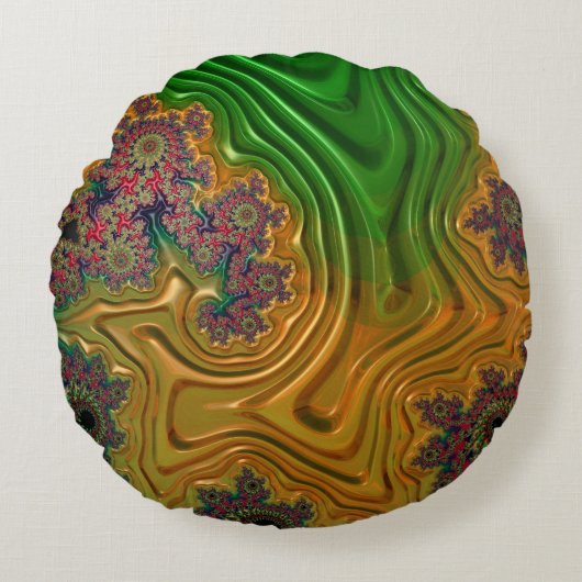 フラクタル林 ラウンドクッション (正面)