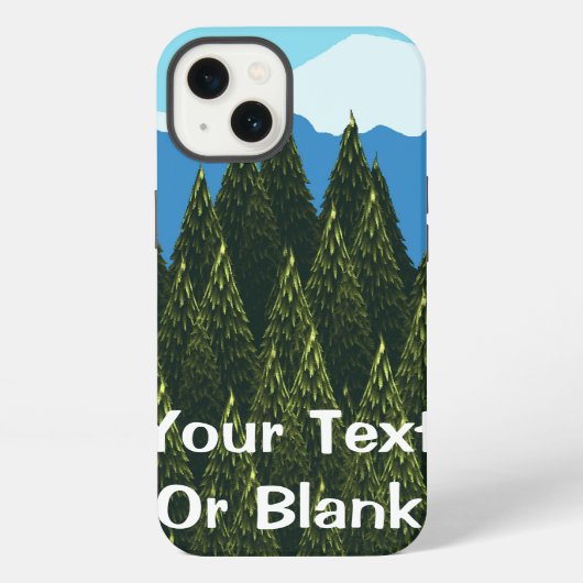 フラクタル林 iPhoneケース (裏面)