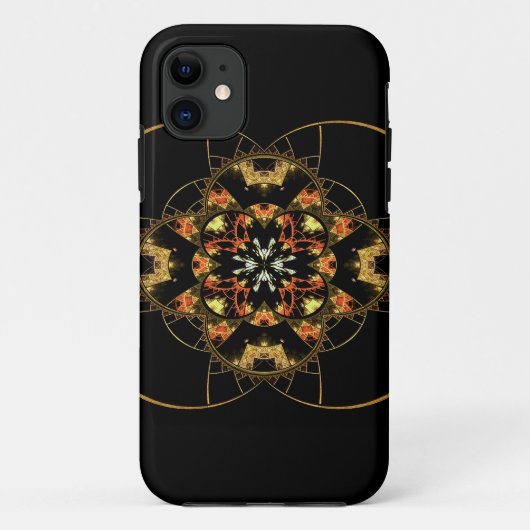 フラクタル染色華美ガラス Case-Mate iPhoneケース (裏面)