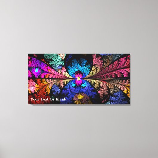 フラクタル水仙 キャンバスプリント (正面)