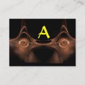 フラクタル波ブラックブライトブラウン 名刺 (裏面)