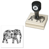 フラクタル渦潤象 ラバースタンプ (押印)