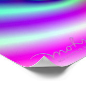 フラクタル漫画キャラクタ ポスター (角)