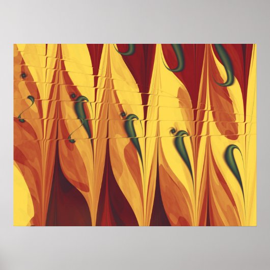 フラクタル炎 ポスター (正面)