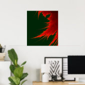 フラクタル炎 ポスター (ホームオフィス)