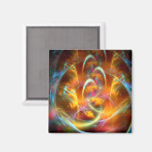 フラクタル炎 マグネット (正面/裏面)