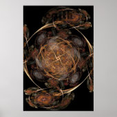 フラクタル炎：地球 ポスター (正面)