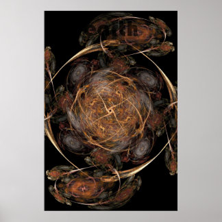 フラクタル炎：地球 ポスター