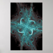 フラクタル炎：水 ポスター (正面)