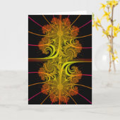 フラクタル生命の樹 カード (黄色い花)