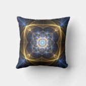 フラクタル白熱［赤熱］光を放つエネルギー装飾用クッション クッション (裏面)