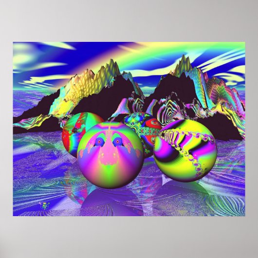 フラクタル看板 ポスター (正面)