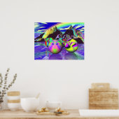 フラクタル看板 ポスター (キッチン)