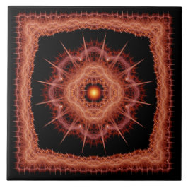 フラクタル神秘的な尖状パターン タイル