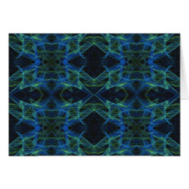 フラクタル空白の背景を持つカード