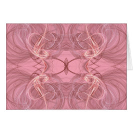 フラクタル空白の背景を持つカード