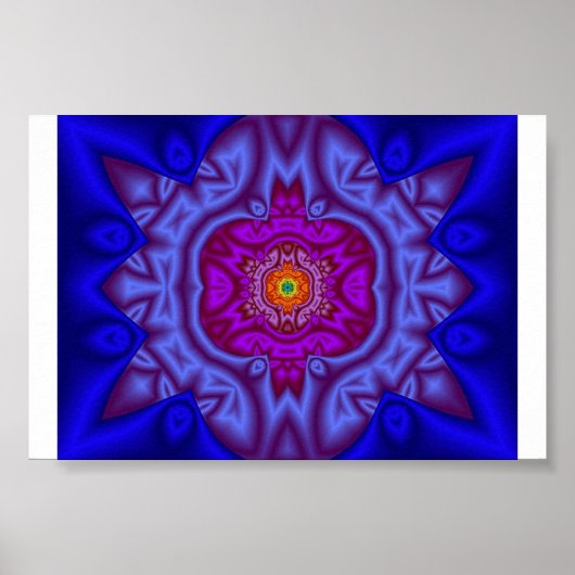 フラクタル美しい ポスター (正面)