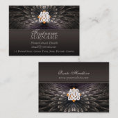 フラクタル羽根ビッグ名刺 名刺 (正面/裏面)