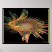 フラクタル花 ポスター (正面)