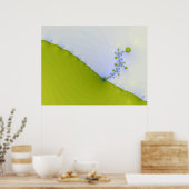 フラクタル花 ポスター (キッチン)