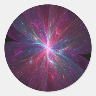 フラクタル花 ラウンドシール