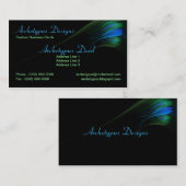 フラクタル芸術的ストローク 名刺 (正面/裏面)