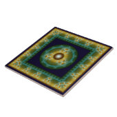 フラクタル華美神秘的な明るいオーナメント タイル (側面)