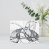 フラクタル葉書1 ポストカード (スタンド正面)