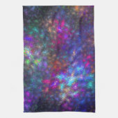フラクタル虹 キッチンタオル (縦)
